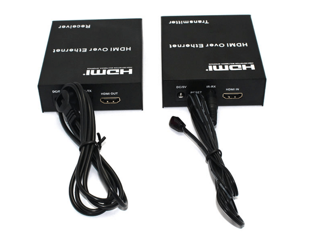 HDMI延长器120米单网线 工程布线 带IR延长支持1080P、3D