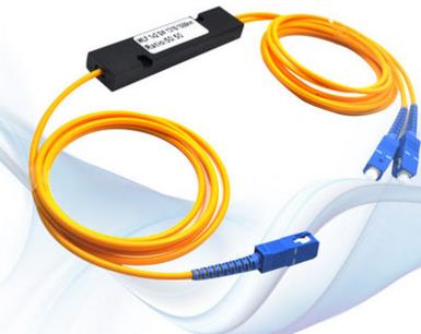 一分二光纤分光器SC光纤分路器分光器1分2光纤一分二电信级可定制