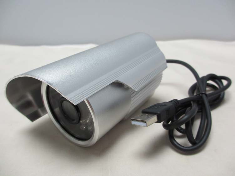 枪击防雨插卡摄像头USB智能监控摄像录像一体机 通电即录 免布线