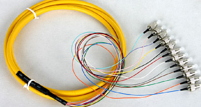 12色束状尾纤，SC/UPC束状尾纤，电信级
