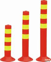 柔性柱PVC反光防撞警示柱道路安全提示路桩