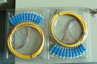 SC/UPC单模12芯束状尾纤