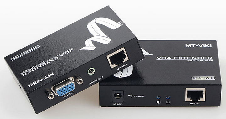 迈拓维矩300米VGA单网延长器MT-300T