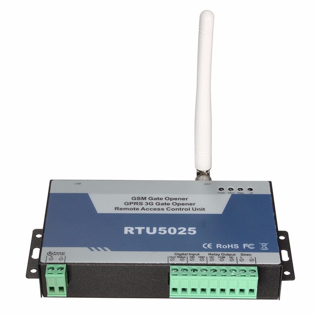 RTU5025 手机开门器 GSM继电器 GSM开关 电机控制器 无线继电器