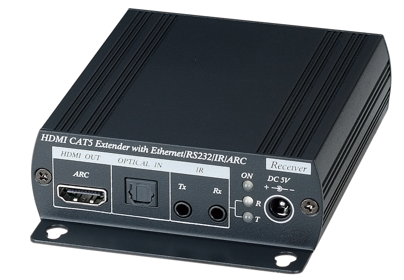HDMI (HDBaseT) RS232控制讯号 / 红外线 / ARC 網线延长器