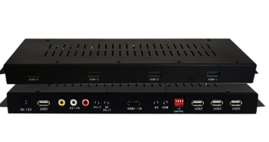 【XAVIKE/赛维科】一键式电视拼接盒子/ 4K高清电视拼接盒 HDMI/DP/DVI输入 4合一键式拼接处理器 4路6路/8路/9路//16路