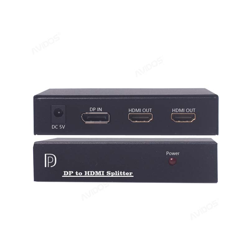 DP to HDMI分屏 分配 扩展 拼接 分割 器 多屏宝