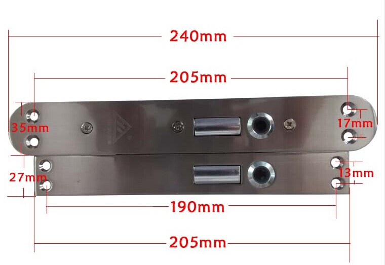 宏泰DJ05嵌入式隐藏式灵性锁楼宇铁木门暗装带钥匙电机锁