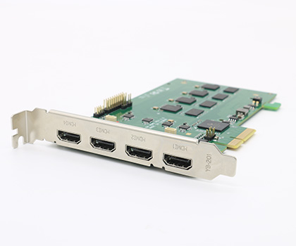 金微视高速PCIE4路HDMI视频采集卡 JWS-X4-HDMI