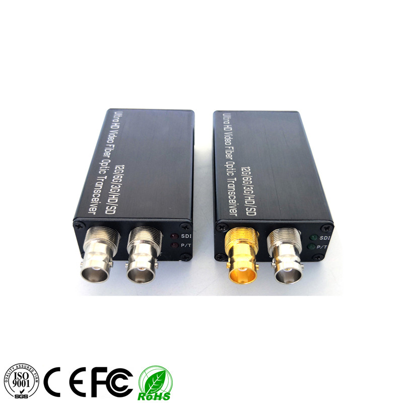 新锐视听 12G-SDI光端机 光纤传输器 4K SDI光端机 光纤延长器