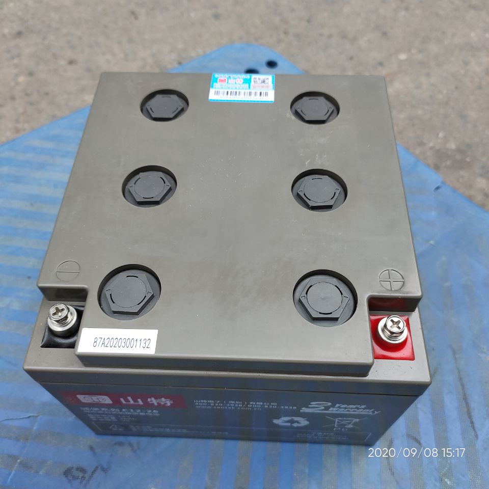 广州山特12V26AH蓄电池代理报价 机房UPS主机设备方案