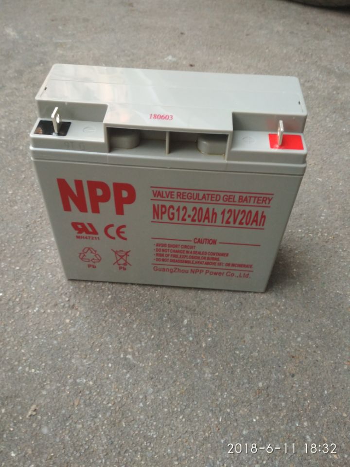 广州直流屏NPP蓄电池12V20AH价格 UPS后备电源维修