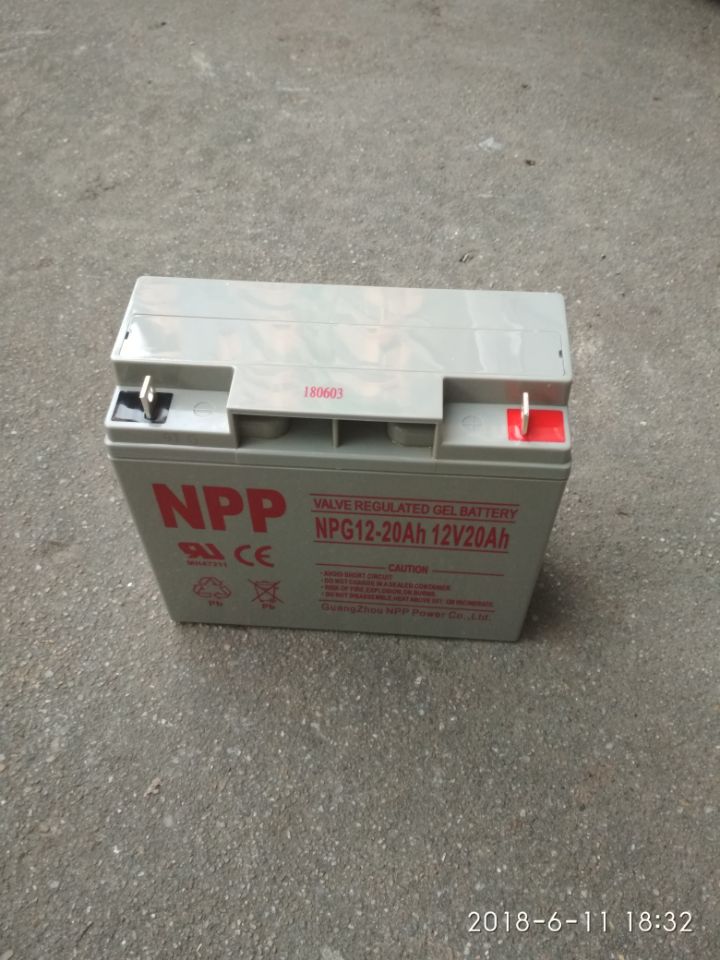 NPP直流屏蓄电池12V17AH 广州UPS电源销售代理价