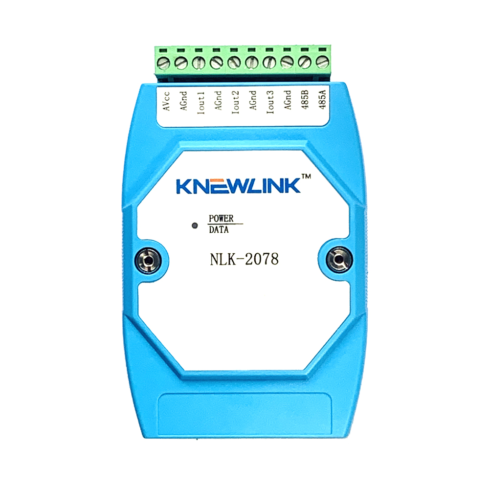 KNWELINK纽琳克NLK-2078 3路直流型4-20mA电流输出